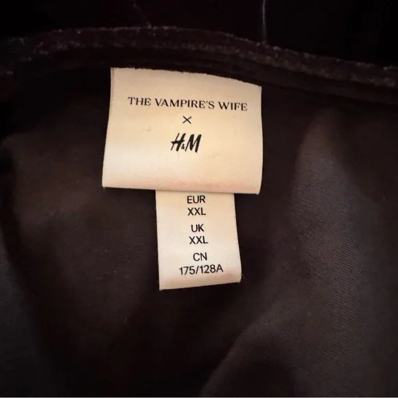 The Vampire’s Wife for H&M. Velvet Mini Dress - Picture 8 of 9